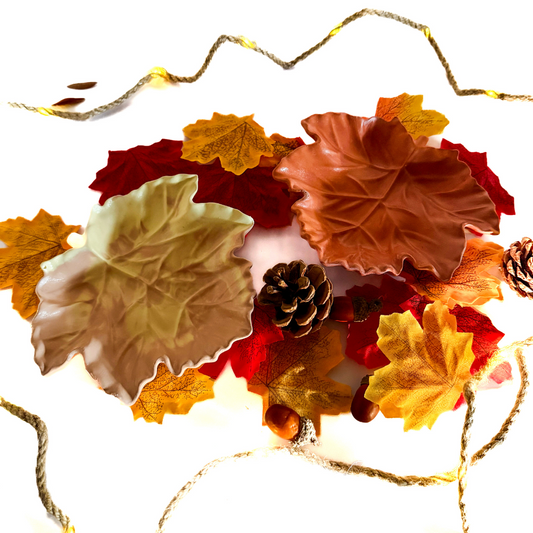 11. Recipiente hoja de otoño
